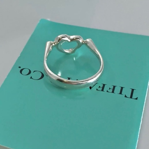 Authentic Tiffany & Co Elsa Peretti OpenHeart Ring - Picture 3 of 7